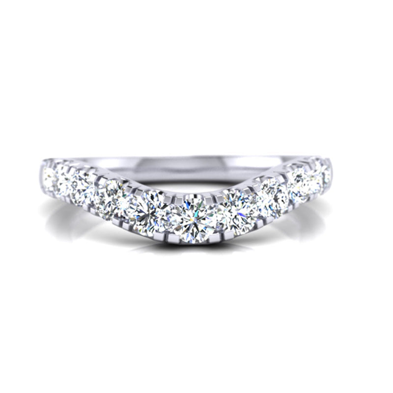 INSTOCK CWB-LTWX 14K WHITE Finger Size: 5.5