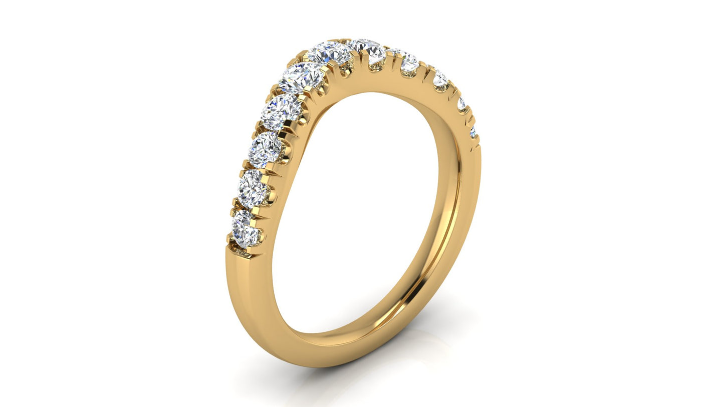 CWB-LTWX Tapered Pave .69 ct T.D.W