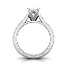 Load image into Gallery viewer, ER-4CH2 Channel Set Cathedral Engagement Ring 3/8 Carat TDW
