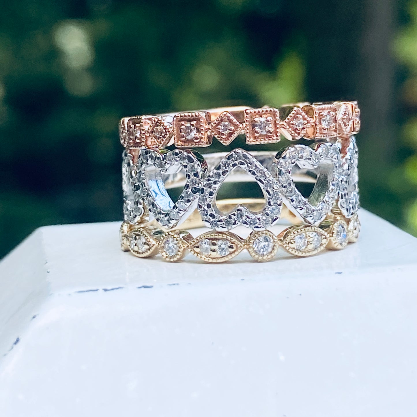 Anna .21 Carat Diamond Stackable Band