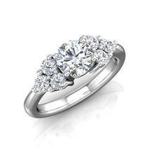 Load image into Gallery viewer, LE338 Round Engagement Ring 1/3  Carat TDW
