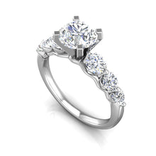 Load image into Gallery viewer, LE344 Round Engagement Ring 7/8  Carat TDW

