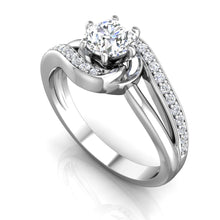 Load image into Gallery viewer, LE356 Round Engagement Ring 1/5  Carat TDW
