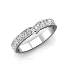Load image into Gallery viewer, LW340 Matching Wedding Band 3/8  Carat TDW
