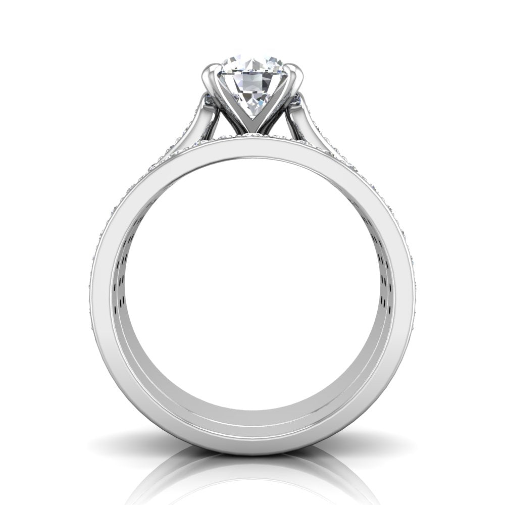 LW348 Matching Wedding Band 1/3 Carat TDW