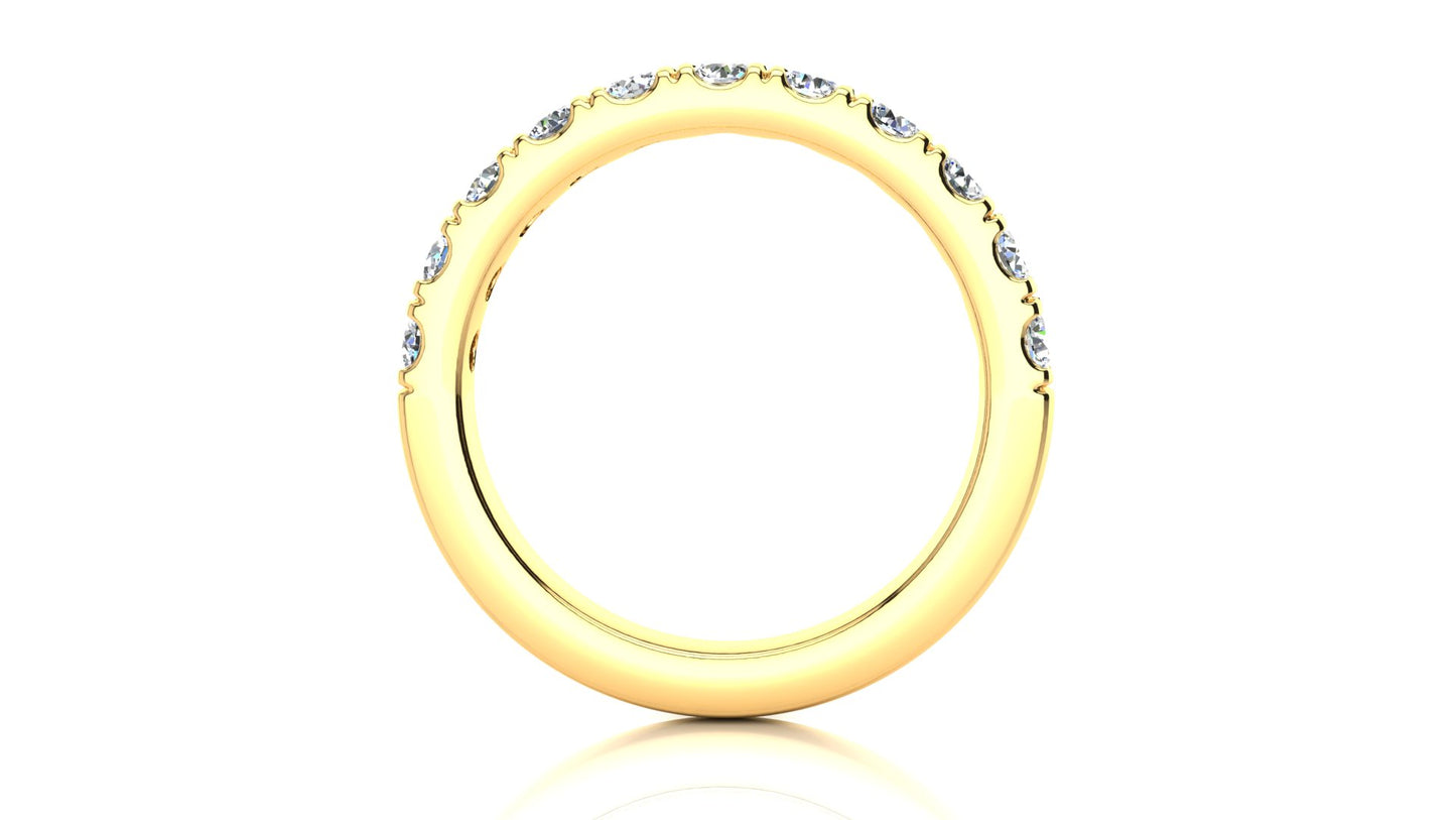 SWB-11-2.7 Pavé 3/4 Carat Diamond Band