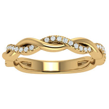 Load image into Gallery viewer, Samantha .18 Carat Diamond Stackable Band
