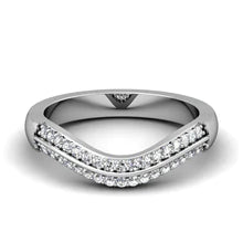 INSTOCK CWB-M-7 14KWHITE Finger Size:6.75