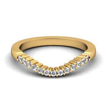 INSTOCK CWB-D-8 14K YELOW Finger Size: 7