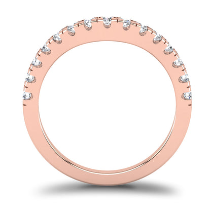 CWB-A    Fifteen Stone Contour Band 1/2 CT T.D.W