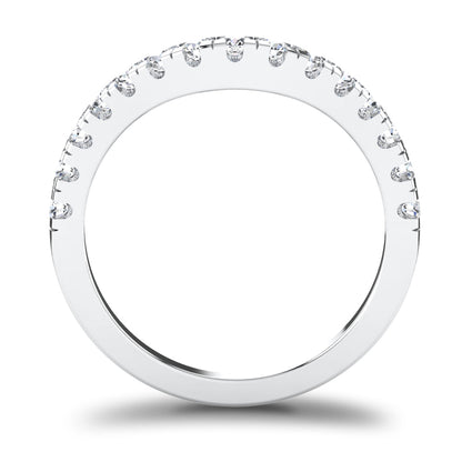 CWB-A    Fifteen Stone Contour Band 1/2 CT T.D.W