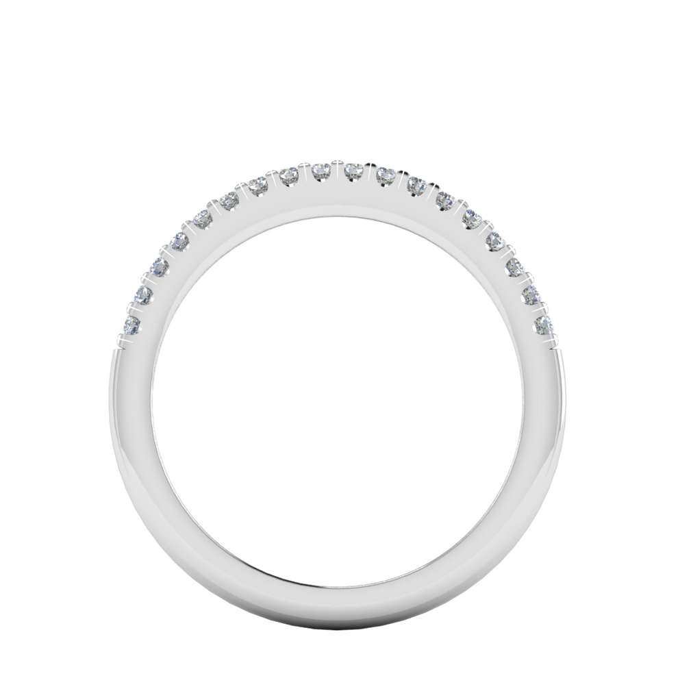 LW131-1.3 Petite Pavé .18 Carat Wedding Band