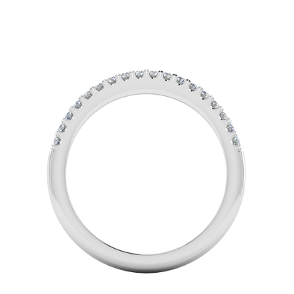 LW131-1.3 Petite Pavé .18 Carat Wedding Band