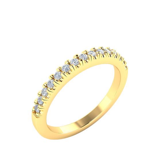 LE131-1.5 Petite Pavé 1/5 Carat Engagement Ring