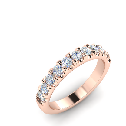 LW131-2.4 Petite Pavé .60 Carat Wedding Band