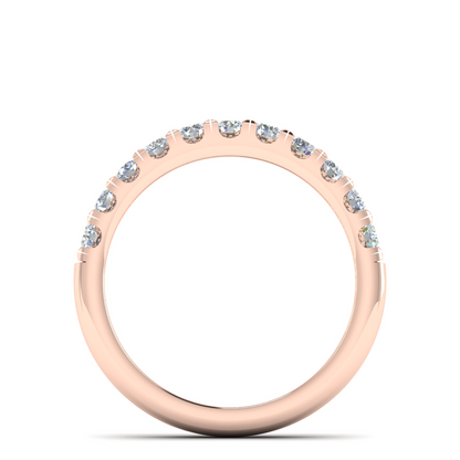 LW131-2.4 Petite Pavé .60 Carat Wedding Band