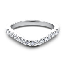 Load image into Gallery viewer, CWB-A    Fifteen Stone Contour Band 1/3 CT T.D.W
