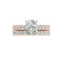 Load image into Gallery viewer, LE131-2.0 Petite Pavé 3/8 Carat Engagement Ring
