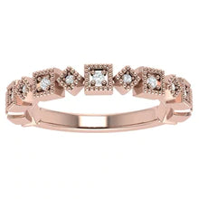 INSTOCK Gracie .11 Carat Diamond Stackable Band Size 6.75