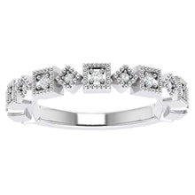 INSTOCK Gracie .11 Carat Diamond Stackable Band Size 6.75