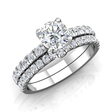 Load image into Gallery viewer, LE337 Round Engagement Ring 3/8  Carat TDW
