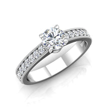 Load image into Gallery viewer, LE340 Round Engagement Ring 1/3  Carat TDW
