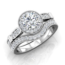 Load image into Gallery viewer, LE343 Round Engagement Ring 3/8  Carat TDW

