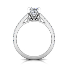 Load image into Gallery viewer, LE345 Round Engagement Ring 1/3  Carat TDW
