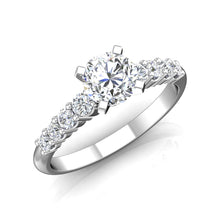 Load image into Gallery viewer, LE347 Round Engagement Ring 3/8  Carat TDW

