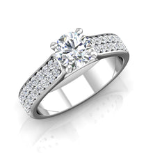 Load image into Gallery viewer, LE348 Round Engagement Ring 5/8  Carat TDW
