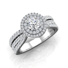Load image into Gallery viewer, LE352 Round Engagement Ring 7/8  Carat TDW
