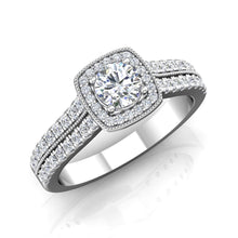 Load image into Gallery viewer, LE354 Round Engagement Ring 5/8  Carat TDW
