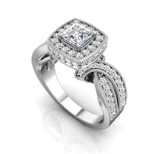 Load image into Gallery viewer, LE355 Round Engagement Ring 7/8  Carat TDW
