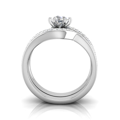 LE356 Round Engagement Ring 1/5  Carat TDW