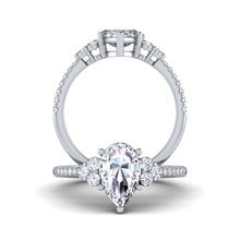Load image into Gallery viewer, PT003 LAB GROWN DIAMOND 10.0 x 6.0MM Pear Engagement Ring 1.90 CARAT TDW
