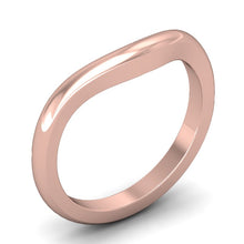 Load image into Gallery viewer, Half-Round Contour Wedding Band
