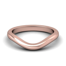 Load image into Gallery viewer, Half-Round Contour Wedding Band
