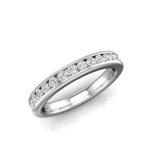 Load image into Gallery viewer, W-4CH2- Channel Set Wedding Band 1/2 Carat TDW
